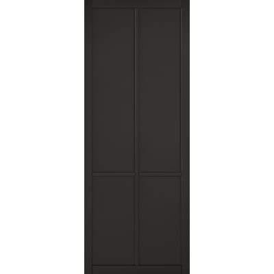 Liberty Black Primed Panelled Interior Door - All Sizes - LPD Doors Doors