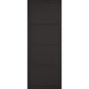 Soho Black Primed Panelled Interior Door - All Sizes