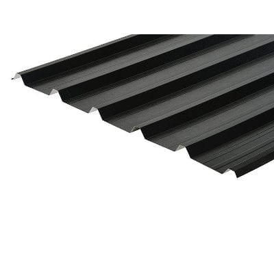 Cladco 32/1000 Box Profile PVC Plastisol Coated 0.7mm Metal Roof Sheet (Black) - All Sizes - Cladco