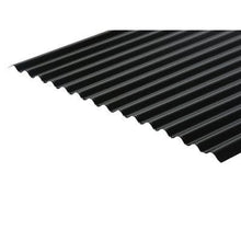Load image into Gallery viewer, Cladco Corrugated 13/3 Profile Polyester Paint Coated 0.7mm Metal Roof Sheet Black - All Sizes - Cladco
