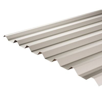 Cladco 34/1000 Box Profile PVC Plastisol Coated 0.7mm Metal Roof Sheet (Goosewing Grey) - All Sizes