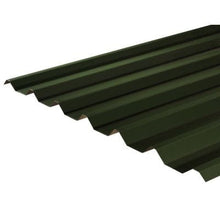 Load image into Gallery viewer, Cladco 34/1000 Box Profile PVC Plastisol Coated 0.7mm Metal Roof Sheet (Juniper Green) - All Sizes
