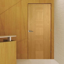 Load image into Gallery viewer, Oak Catalonia Flush Pre-Finished Internal Door - All Sizes - LPD Doors Doors
