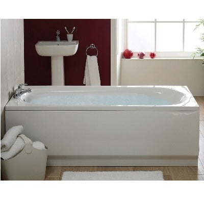 Caymen Single Ended Straight Bath - All Sizes - Aqua