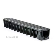 Load image into Gallery viewer, Plastic Channel Drain with Mesh Grating 1m - A15 (1.5 Tonne)
