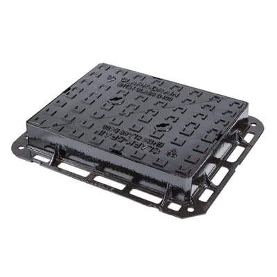 Cast Iron Manhole Cover and Frame - Class D400 (40 Tonne) - All Sizes - Clark-Drain Drainage