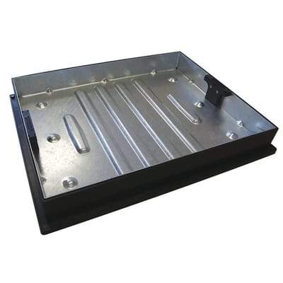 Recessed Manhole Cover & Frame 600 x 450 x 80mm (10 Tonne)