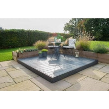 Load image into Gallery viewer, Forest Ecodek Composite Deck Kit 135mm x 2.4m x 2.4m - Welsh Slate Grey - Forest Garden
