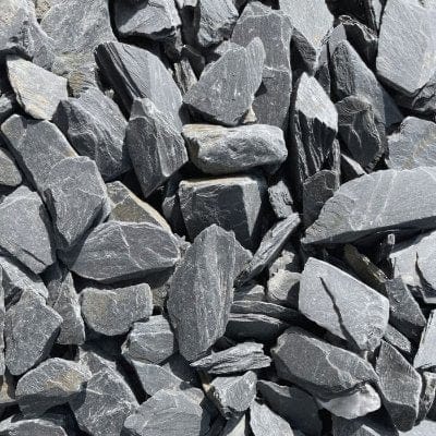 Charcoal Black Slate (850kg Bag) - All Sizes - Build4less