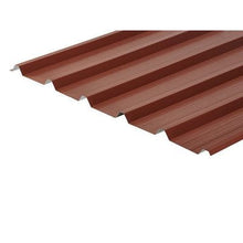 Load image into Gallery viewer, Cladco 32/1000 Box Profile PVC Plastisol Coated 0.7mm Metal Roof Sheet (Chestnut) - All Sizes
