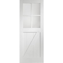 Load image into Gallery viewer, White Primed Cottage with Clear Glass Internal Door - XL Joinery
