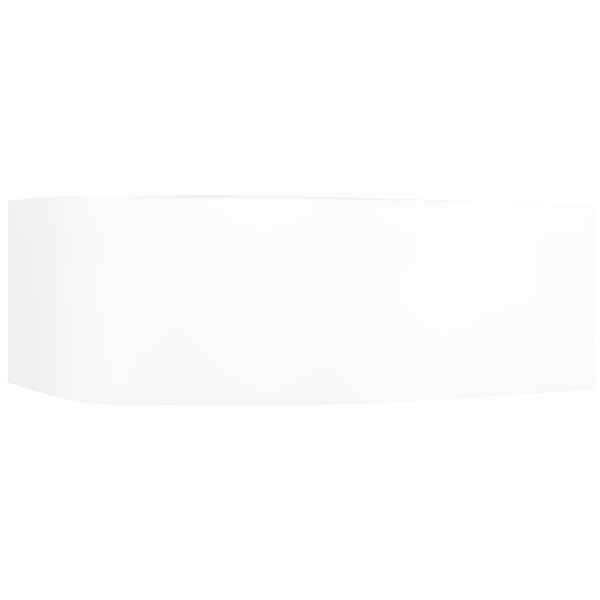 Cloud Offset Corner Bath Panel - Aqua