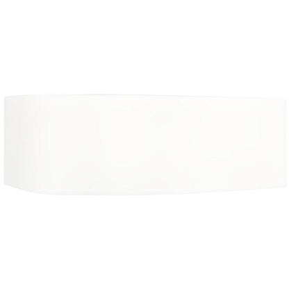 Cloud Offset Corner Bath Panel - Aqua