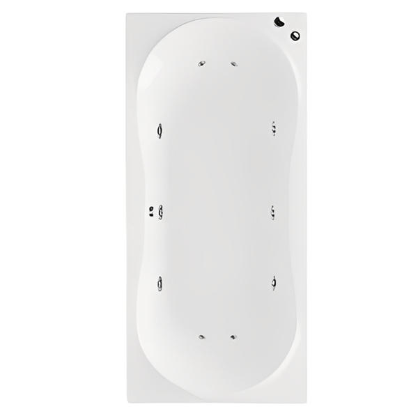 Comet 10 Jet Whirlpool Bath - Aqua