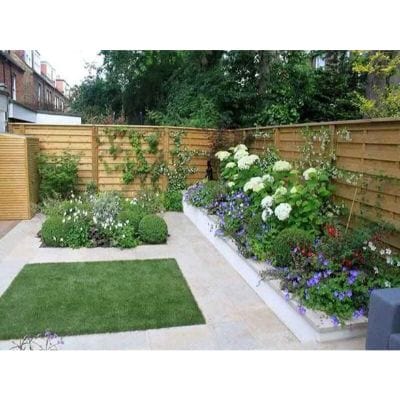 Level Top Hit and Miss Fence Panel (Horizontal Boards) - All Sizes