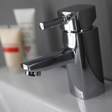 Load image into Gallery viewer, Cubix Chrome Basin Mixer w/ Click-Clack Waste - All Sizes - Aqua
