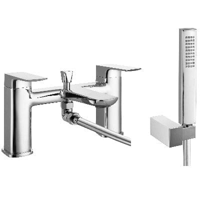 Sabre Chrome Bath Filler/Bath Shower Mixer - Aqua