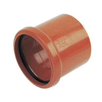 110mm PVC-U Drainage Single Socket Coupling D124 - Floplast