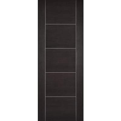 Vancouver Dark Grey Laminated 5 Panel Interior Fire Door FD30 - All Sizes - LPD Doors Doors