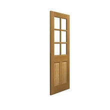 Load image into Gallery viewer, Dean Oak Pre Finished Glazed Internal Door - All Sizes - JB Kind
