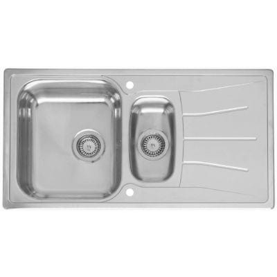 Reginox Diplomat Eco SV 1.5 Bowl Stainless Steel Kitchen Sink - Reginox