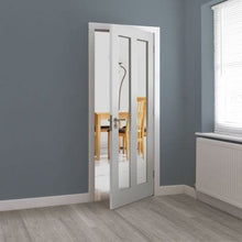 Load image into Gallery viewer, Dominica White Primed Glazed Internal Door - All Sizes - JB Kind
