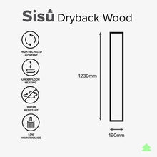 Load image into Gallery viewer, SISU Dryback Vinyl Flooring Tiles - 190mm x 1230mm (20 Pack) - All Colours - EnviroBuild
