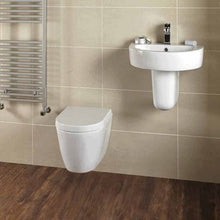 Load image into Gallery viewer, Emme Wall Hung Toilet (suitable for cistern &amp; frame packs) - Aqua
