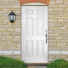 Load image into Gallery viewer, Colonial White GRP Pre-Finished 6 Panel External Door - All Sizes - LPD Doors Doors
