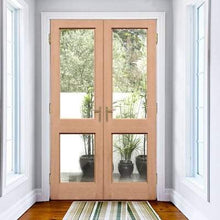 Load image into Gallery viewer, Hemlock 2XGG 4 Unglazed Light Panels Pair External Doors - All Sizes - LPD Doors Doors
