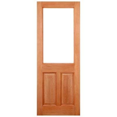2XG Hardwood Dowelled 1 Unglazed Light Panel External Door - All Sizes - LPD Doors Doors