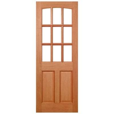 Georgia Hardwood Dowelled 9 Unglazed Light Panels External Door - All Sizes - LPD Doors Doors