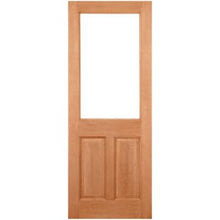 Load image into Gallery viewer, 2XG Hardwood M&amp;T 1 Double Glazed Clear Light Panel External Door - All Sizes - LPD Doors Doors
