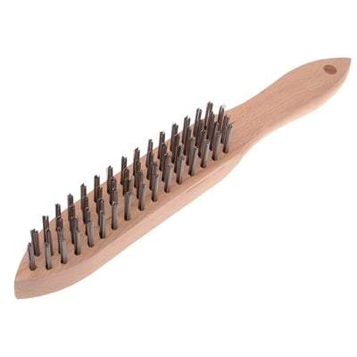 Heavy-Duty Scratch Brush - 4 Row - Faithfull