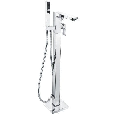 Alto Free Standing Chrome Bath Shower Mixer - Aqua