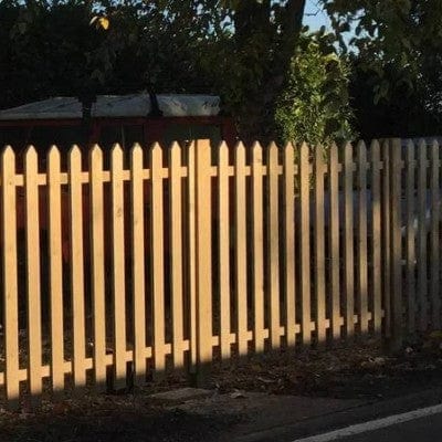 Palisade Pointed Top Pale Fence Panel - All Sizes - Jacksons Fencing