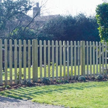 Load image into Gallery viewer, Palisade Level Top Round Pale Fence Panel - All Sizes - Jacksons Fencing
