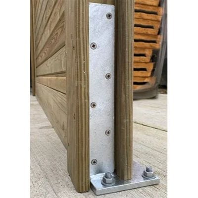 Slotted Fence Post Foot - Jacksons Fencing