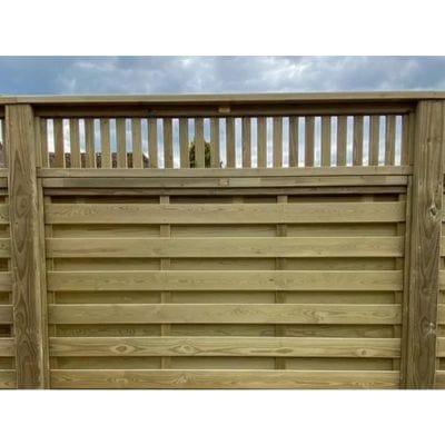 Roman Fence Panel Topper - 0.33m x 1.83m - Jacksons Fencing