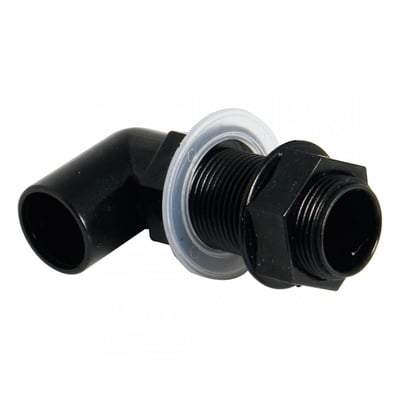 Overflow Bent Tank Connector - All Colours - Floplast Drainage