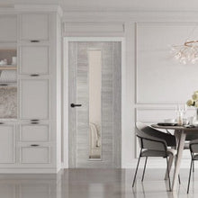 Load image into Gallery viewer, White Grey Forli Internal Laminate Clear Glass Door - XL Joinery
