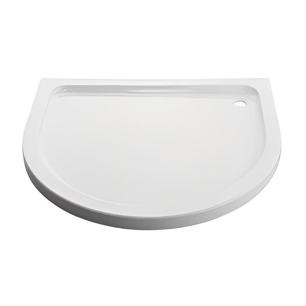Identiti U Shaped Shower Tray - 1040mm x 915mm - April