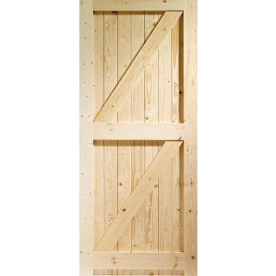 Framed Ledged & Braced External Pine Gate or Shed Door - XL Joinery