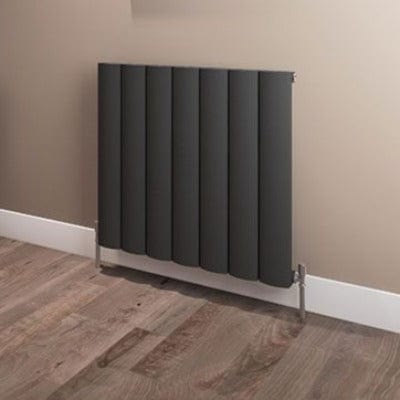 Azar Horizontal Aluminium Designer Radiator - All Sizes - Aqua
