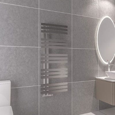 Pezzo Designer Towel Rail - All Sizes - Aqua