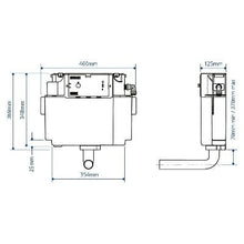 Load image into Gallery viewer, Concealed Cistern with Side Inlet - Aqua
