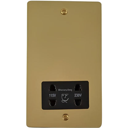 Shaver Socket - All Finishes - Aqua