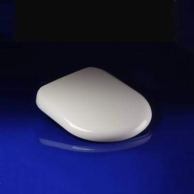 Compact Quick Release Soft Close Wrap Over Urea Seat in Alpine White - RAK Ceramics