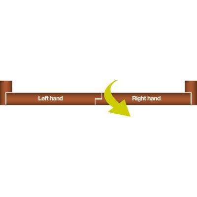 Pattern 10 Internal Oak Rebated Door Pair with Clear Glass - XL Joinery