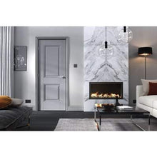 Load image into Gallery viewer, Arnhem Grey Primed 2 Panel Interior Fire Door FD30 - All Sizes - LPD Doors Doors
